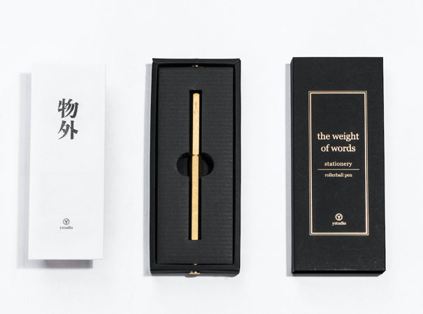 ystudio Stat-02b Classic Rollerball Pen